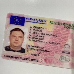Buy Polish Drivers License: Fake & Novelty Options Available